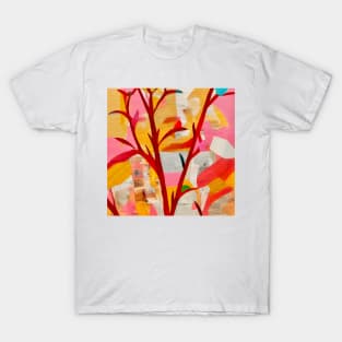 Abstract Botanical Collage T-Shirt